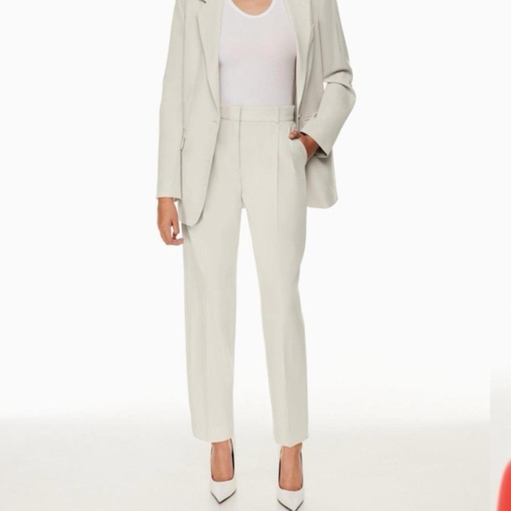 Aritzia Babaton Vogue Pleated Wool Trousers